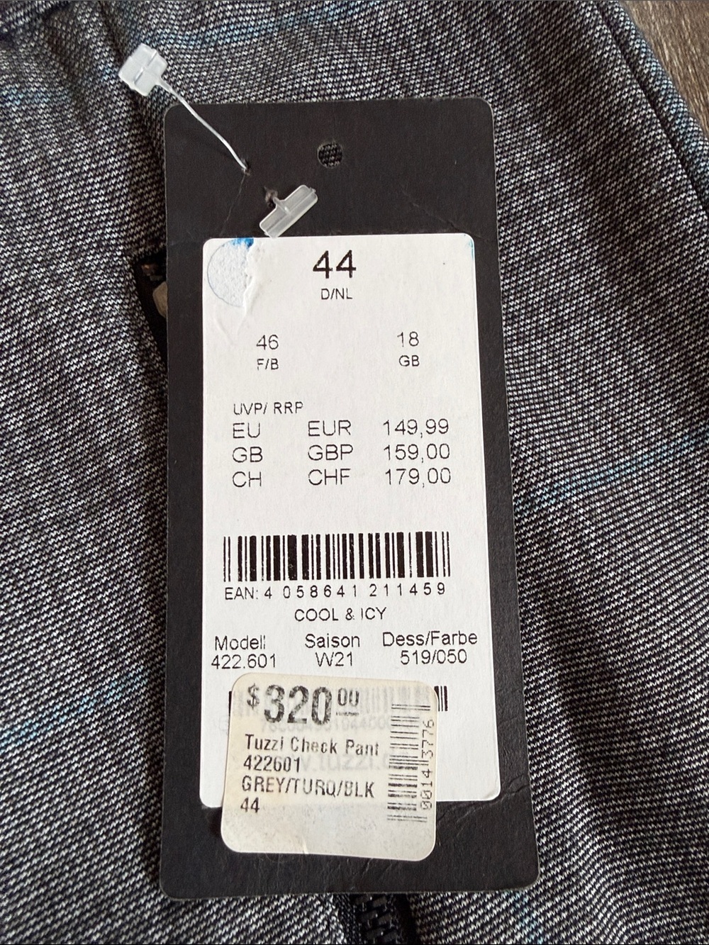 Tuzzi | Check Pant - Picture 5 of 8